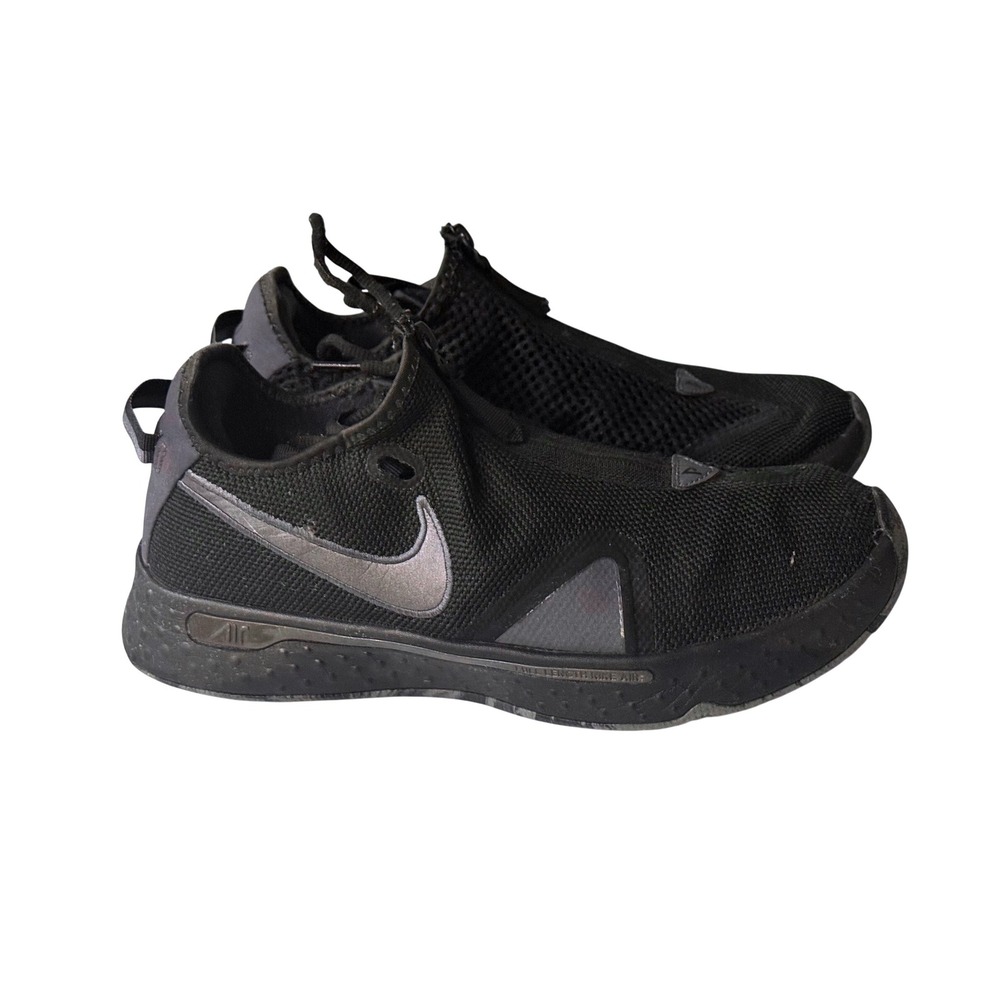Nike PG 4 Triple Black Paul George Basketball Shoes CD5079-005 Mens Low Top